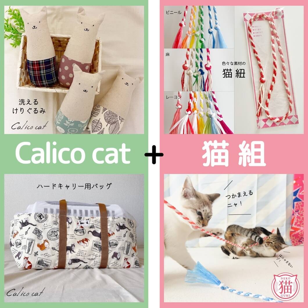 Calico cat ＋ 猫組
